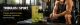 Tribulus Alpha ad: supplement bottles on a gym bench beside a muscular man, text promotes energy and endurance.